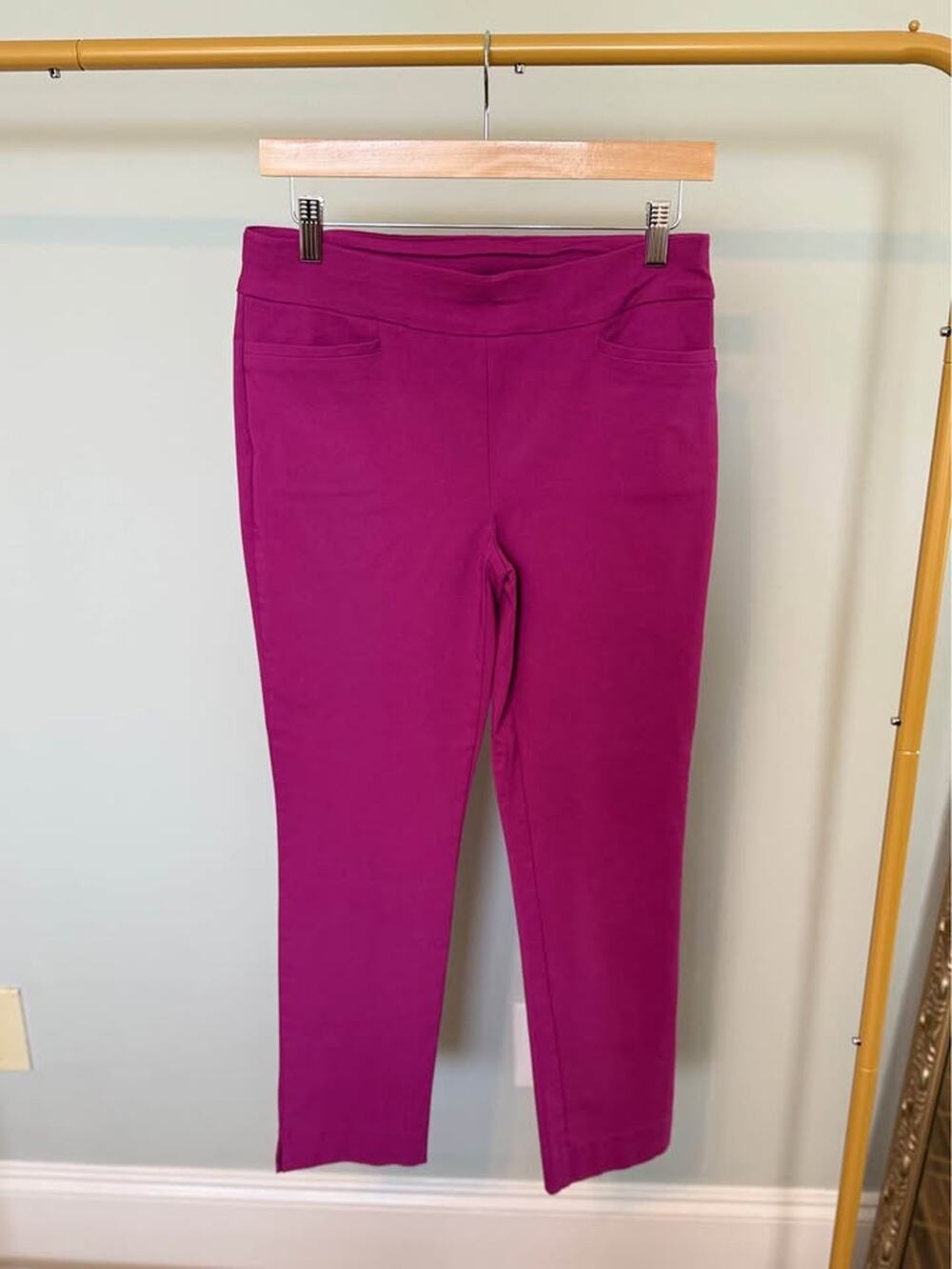 Chicos- Magenta Pull up pants
(Chico’s size 0 (fits approximately US 4–6)